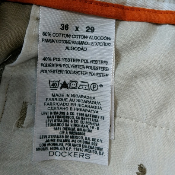 Dockers D3 36x29 light tan pants - Picture 3 of 3
